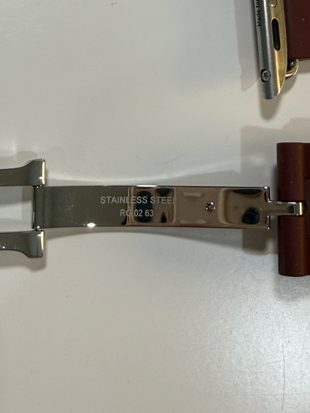Apple Watch Hermès 45mm Rouge H Kilim Band w/ Stainless Steel Deployment Buckle - Picture 11 of 16